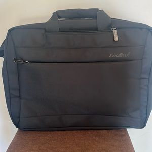 CoolBell Black Rayon Computer Tote—convertible to Backpack
